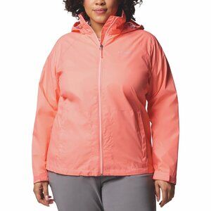 Columbia Women’s Packable Switchback IV Jacket Orange, Plus Size 1X (New)